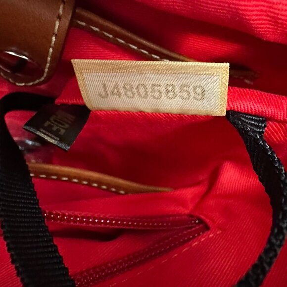 Dooney & Bourke Shoulder Bag Navy Blue Brown Leather Wallet Set Harrison Hobo - Picture 11 of 16